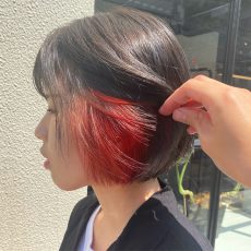 インナーカラー　inside haircolor