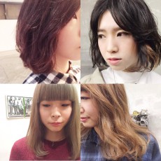 春を感じるヘアスタイルが人気