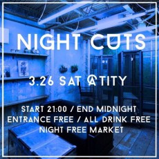 本日21時よりTITY NIGHT CUTS☆