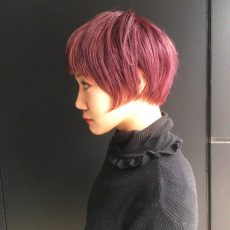 パープルヌードのヘアカラーにチェンジ◎