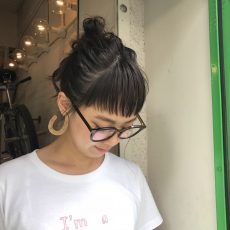 前髪カット＆カラーメンテナンス✂︎