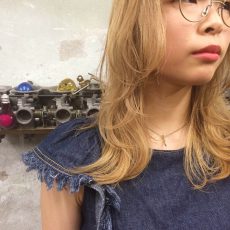金髪×ウルフスタイル