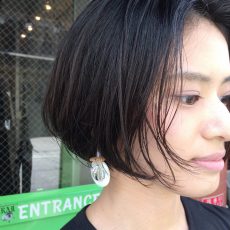 シンプルウェットヘアーまだまだ人気ですよー