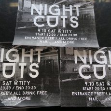 次回TITY NIGHT CUTSのお知らせ！！！