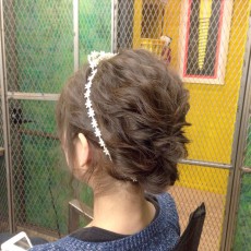 自分でできるお呼ばれヘアアレンジ。