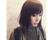 お客様のヘアカラーが綺麗なんです。